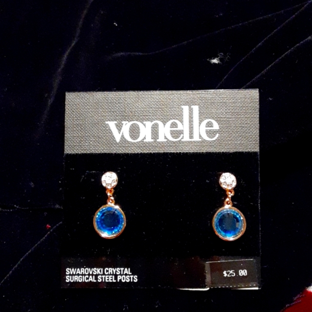 Classy gold and blue with diamonds